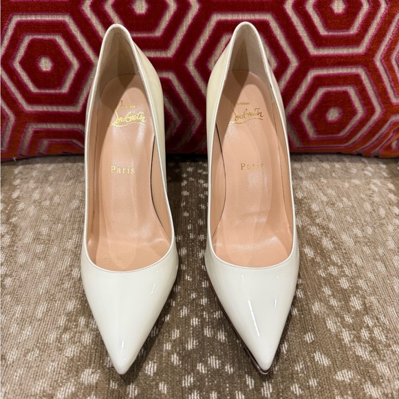 Christian Louboutin White Stiletto Heels - Picture 1 of 10